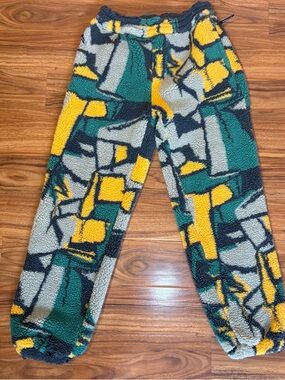 Stussy Colorblock Sherpa Fleece Pants Multicolor Mens M